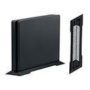 Gam3Gear Vertical Stand for PS4 Slim Steady Base Mount Holder with Built-in Cooling Vents - Black
