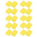 Mallofusa 10 Pack Colorful Sports Basketball Football Absorbent Wristband Party Outdoor Activity (Yellow)