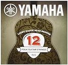 Yamaha FB 12 - Corde per chitarra Western 80/20 super leggere, color bronzo, 1 set