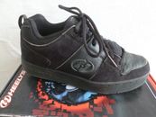Zapatos con cordones Heelys skeaker cuero negro con ruedas 