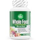 Whole Nature Whole Food Multivitamin for Men and Women Complete Daily Superfood Vitamins Plus Minerals Digestive Enzymes, Probiotics and Omegas. Plant Based Multi Vitamin, Non GMO (1)