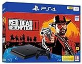 PS4 Slim 1 To E noir + Red Dead Redemption 2 - Standard Edition