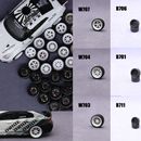 Neumáticos de goma de ruedas de aleación a escala 1/64 para Hot Wheels, Matchbox, Tomy, Tarmac Works