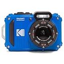 KODAK PIXPRO WPZ2 Rugged Waterproof Shockproof Dustproof WiFi Digital Camera 16MP 4X Optical Zoom 1080P Full HD Video Vlogging Camera 2.7" LCD (Blue)