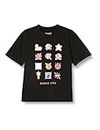 Kirby Kirby T-Shirt, Short Sleeve, Star Kirby, Dot Icon, Wadoldy, Goldeaux, Scarfy, Kids, Black, 160