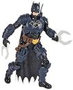 DC Comics, Batman Adventures, Batman Action Figure with 16 Armour Accessories, 17 Points of Articulation, 30cm, Super Hero Kids’ Toy for Boys and Girls