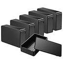 6 Pcs Plastic Project Box, Electronic Junction Box, Enclosure Box for Electronics, Power, Instrument Case Box (black, 100x60x25mm)