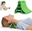 KimDaro Occipital Release Tool, Suboccipital Release Device, Red, Neck Wedge, and Neck Shoulder Pain Relief Muscle Release Tool Manual Back Massager, Tension Headache Migraine Reliever (Green)