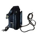US Walther P-22 Black Leather Holster with Magazine & Silencer Pockets