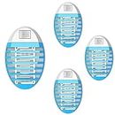 4 Packs Indoor Bug Zapper, Fly Trap for Indoors, Mosquitos Zapper, Electronic Mosquitoes Killer, Mosquito Zapper with LED Lights for Living Room, Home, Kitchen, Bedroom, Baby Room, Office