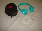 BEATS BY DRE SOLO HEADPHONES (WORKING) AS-IS TEAL