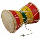 Indien Multicolore Musical Instrument 15.2cm Bois Damru Pour Décor Maison & Kids