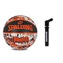 Spalding Graffiti Symbols Rubber Basketball Ball NBA Outdoor Ball for Men Size 7