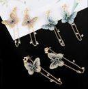 Bohemia Embroidery Butterfly Pearl Tassel Drop Dangle Silver Stud Earrings S10