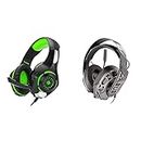 Cosmic Byte GS410 Wired Over-Ear Headphones with mic and for PS5, PS4, Xbox One, Laptop,+Nacon Rig 500PRO Esports Edition Gaming Headset - Special Edition - Playstation 4 (PS4/P