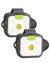 unibrite Running Light,2Pack LED Safety Light for Runners, 4 Light Modes Clip On Running Lights with Rechargeable Battery for Running, Hiking, Jogging, Outdoor Adventure