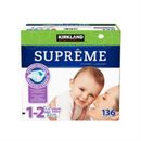 Kirkland Signature Supreme Diapers Size 1 Infant up to 6 KG. 192 count