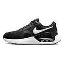NIKE Air Max Systm Sneaker, Black/White-Wolf Grey, 6 UK