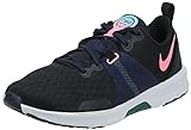 Nike Womens City Trainer 3 Training Shoes 10.5 US, Black/Sunset Pulse-Blackened Blue