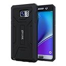 Joylink Note 5 Case with Built-in Screen Protector, Black