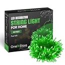 One94Store 40 Feet 42 Led String Serial Lights, Copper Wire LED Decorative String Fairy Rice Lights for Indoor, Outdoor, Decoration, Festival, Party, Wedding, Garden, Lawn(Green Color, Pack of 1)