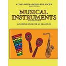 Coloring Book for 4-5 Year� Olds (Musical Instruments) - Paperback / softback NE