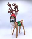 Annalee 2016 Copo de Nieve Reno con Sombrero 16" Muñeca Marrón Vacaciones de Navidad Usado en Excelente Condición