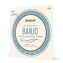 D'Addario EJ60 Banjo 5-String Nickel Light Light, 9-20