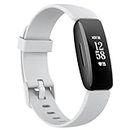 Tobfit Watch Strap Compatible with Inspire 2 (Watch Not Included), Removable Soft Belts for Fitbit Inspire 2 Wristband, Smartwatch Band for Men & Women (Light Grey)