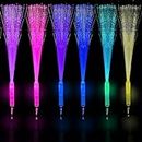 Pack Of 6 Fibre Optic Wands For Kids, Flashing Wands Kids-Light Up Wands For Kids 3 Modes Light Up Colorful 7 Blinking Colours In The Dark Wands Sticks, Glow Wands For Kids, Birthday, Party Favours