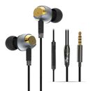 Earphones Wired Headphones In Ear Noise Isolating Earbuds with Microphone Volume
