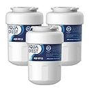 AQUA CREST MWF Refrigerator Water Filter, Replacement for GE® Smart Water MWF, MWFINT, MWFP, MWFA, GWF, FMG-1, GSE25GSHECSS, WFC1201, RWF1060, 197D6321P006, Kenmore 9991, 3 Filters (Package May Vary)