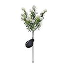 Reheyre Light Up Plant Trees - Gardenia Bouquet With Solar LED Lights - Easter Decorations, Lighted Tree for Indoor Mantel Home Decor Colorful Light