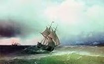 12 Dipinti approssimazione della tempesta 1877 onde di paesaggio marino veliero Ivan Aivazovsky Olio su tela - Opere d'arte famose 02, £70- £1500 Dipinto a mano da insegnanti delle Accademie d'arte