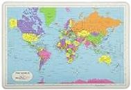 PAINLESS LEARNING PLACEMATS-World Map-Placemat