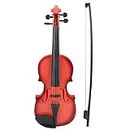 15.35 Inch Violin Toy for Kids, Radiraga Acoustic Violin with Fiddle, 4 Strings Violin Toys Musical Instruments for Beginner Adult Boys Girls Children Kids