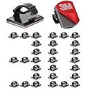 ETOBESY 3M Self Adhesive Cable Clips Strong Wire Holders Cord Organizer Cable Clamp Sticky Desk Management for Office Home Car Tables PC Laptop TV Walls (Black, 30PCS)