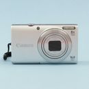 Canon PowerShot A4000 IS 16MP 8x Optical Zoom Digital Camera (Silver) *WORKING*