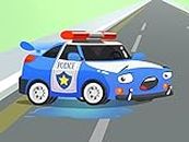 Police Car Flash and the Racing Car