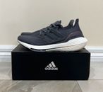 Adidas Ultra Boost 21 Grey Orange Shoes Runners Mens Size US 11.5 NEW ✅
