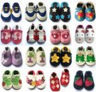 Boy Girl Multi Designs Leather Soft Sole Baby Infant Shoes Shower Gift Size 0-2Y