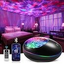 Galaxy Projector Star Light LED Ceiling Starry Skylight Night Sea Starlight Ocean Wave Space Music Projection Lamp Kid Bedroom Decoration Nursery Room Decor Teen Adult Boy Girl Birthday Gifts Remote
