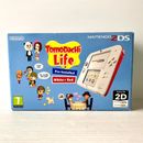 White / Red Tomodachi Life Nintendo 2DS Console - UK PAL Brand New In Box Unused