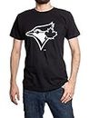 Bulletin MLB Toronto Blue Jays Primary Logo Men's Cotton T-Shirt - Blackout Collection, Black