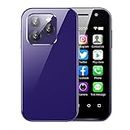 Sudroid Mini 4G Smartphone Unlocked, 3.0 Inch Dual Sim Quad Core Mini Phone Premium Child Phone Small Phone Student Pocket Cellphone, 3+32GB (Purple)