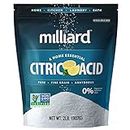 Milliard Citric Acid - 100% Pure Food Grade Non-GMO Project Verified (2 Pound)