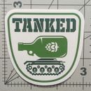 Tanked Growler Beer Sticker Army Tank Brew Master Brewery Craft Beer Decals IPA
