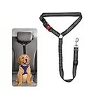 Dog Seat Belt Car - Dog Car Seat Belt for Small Dog Medium-sized Dog Puppy Dog Car Harness Dog Accessories (Black)