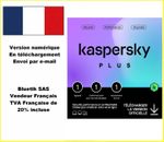 Kaspersky Plus 2024  1 App 1 An 1 coffre PC Mac Android - Ed Française mail ESD
