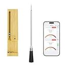 BtcLink Wireless Meat Thermometer, 3.9mm Ultra-Thin Probe with 777FT Bluetooth Booster, Precision Food Cooking Thermometer for BBQ/Grill/Kitchen/Sous Vide/Oven/Smoker